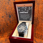 Men's Openwork Watch For Dad ~Proverbs 22:6~