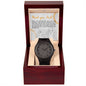 Wooden Watch Design 10 ~John 15:13~