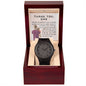 Wooden Watch Design 8 ~Proverbs 3:5-6~