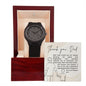 Wooden Watch Design 9 ~Colossians 3:13~