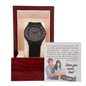 Wooden Watch Design 6 ~Philippians 1:6~