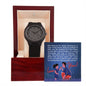 Wooden Watch Design 2 ~Hebrews 11:6~