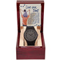 Wooden Watch Design 3 ~Matthew 6:26~