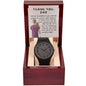 Wooden Watch Design 8 ~Proverbs 3:5-6~