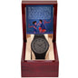 Wooden Watch Design 2 ~Hebrews 11:6~
