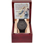 Wooden Watch Design 5 ~Proverbs 20:7~