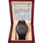 Wooden Watch Design 10 ~John 15:13~