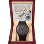 Wooden Watch Design 5 ~Proverbs 20:7~