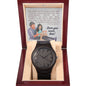Wooden Watch Design 6 ~Philippians 1:6~