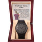 Wooden Watch Design 8 ~Proverbs 3:5-6~