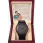 Wooden Watch Design 1 ~Psalm 103:13-14~