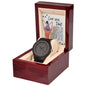 Wooden Watch Design 3 ~Matthew 6:26~
