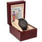 Wooden Watch Design 3 ~Matthew 6:26~