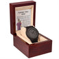 Wooden Watch Design 8 ~Proverbs 3:5-6~