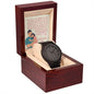 Wooden Watch Design 1 ~Psalm 103:13-14~