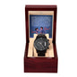 Black Chronograph Watch Design 2 ~Hebrews 11:6~