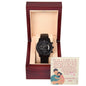 Black Chronograph Watch Design 1 ~Psalm 103:13-14~