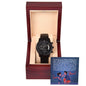 Black Chronograph Watch Design 2 ~Hebrews 11:6~