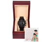 Black Chronograph Watch Design 7 ~Psalm 91:1-2~
