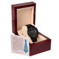 Black Chronograph Watch Design 4 ~1 Corinthians 13:4-7~