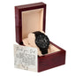 Black Chronograph Watch Design 9 ~Colossians 3:13~