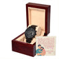 Black Chronograph Watch Design 1 ~Psalm 103:13-14~