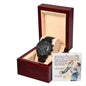 Black Chronograph Watch Design 5 ~Proverbs 20:7~