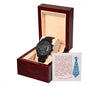 Black Chronograph Watch Design 4 ~1 Corinthians 13:4-7~