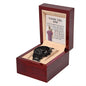 Black Chronograph Watch Design 8 ~Proverbs 3:5-6~