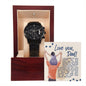 Black Chronograph Watch Design 3 ~Matthew 6:26~