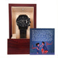 Black Chronograph Watch Design 2 ~Hebrews 11:6~