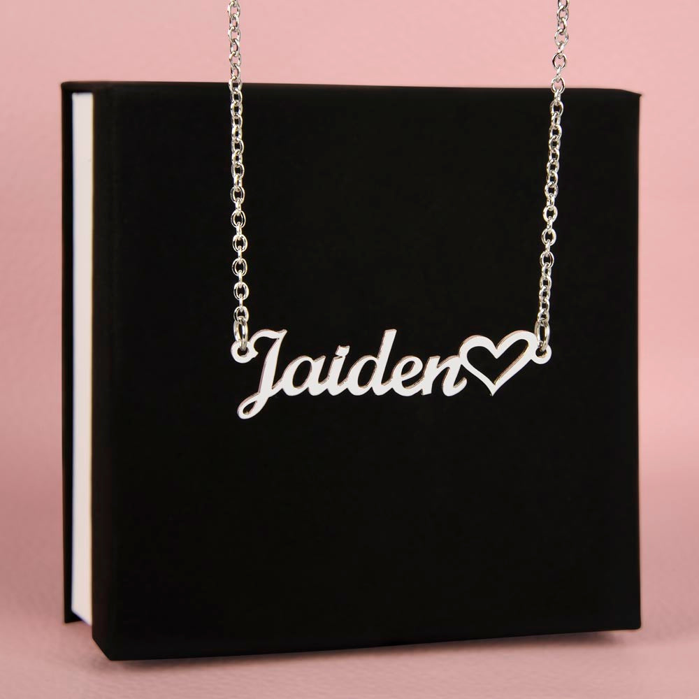 Personalised Name Necklace For Mom ~Proverbs 31~ (Heart)
