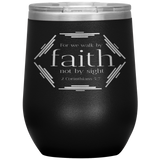 MeditateHealing.com Stainless Steel Vacuum Insulated Wine Tumbler