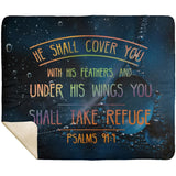 MeditateHealing.com | Bible Verses Premium Sherpa Mink Blanket