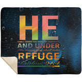 MeditateHealing.com | Bible Verses Premium Sherpa Mink Blanket