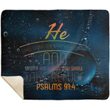MeditateHealing.com | Bible Verses Premium Sherpa Mink Blanket