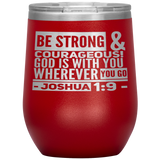 MeditateHealing.com Stainless Steel Vacuum Insulated Wine Tumbler