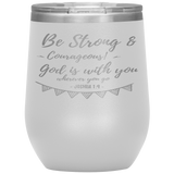 MeditateHealing.com Stainless Steel Vacuum Insulated Wine Tumbler