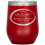 MeditateHealing.com Stainless Steel Vacuum Insulated Wine Tumbler