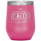 MeditateHealing.com Stainless Steel Vacuum Insulated Wine Tumbler