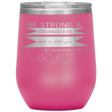 MeditateHealing.com Stainless Steel Vacuum Insulated Wine Tumbler