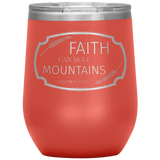 MeditateHealing.com Stainless Steel Vacuum Insulated Wine Tumbler