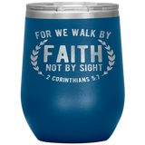 MeditateHealing.com Stainless Steel Vacuum Insulated Wine Tumbler