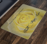 Bible Verses Anti-Slip Protective Doormat - Faith Hope Love ~1 Corinthians 13:13~