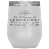 MeditateHealing.com Stainless Steel Vacuum Insulated Wine Tumbler