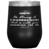 MeditateHealing.com Stainless Steel Vacuum Insulated Wine Tumbler