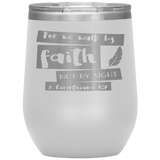 MeditateHealing.com Stainless Steel Vacuum Insulated Wine Tumbler