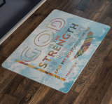 Bible Verses Anti-Slip Protective Doormat ~Psalm 73:26~ Design 20