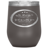 MeditateHealing.com Stainless Steel Vacuum Insulated Wine Tumbler