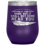 MeditateHealing.com Stainless Steel Vacuum Insulated Wine Tumbler